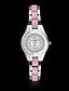 preiswerte Armbanduhren-Damen Armband-Uhr Modeuhr Armbanduhren für den Alltag Quartz Wasserdicht Stopuhr Legierung Band Charme Freizeit Elegant Rosa
