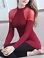 cheap Women&#039;s Sweaters-Women&#039;s Casual / Daily Mesh Striped Long Sleeve Long Pullover Sweater Jumper, Turtleneck Fall / Winter Cotton Wine / Black / Beige