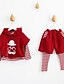cheap Sets-Girls&#039; 3D Print Clothing Set Long Sleeve Spring Fall Cartoon Cotton Casual Daily