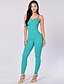 cheap Women&#039;s Jumpsuits &amp; Rompers-Women&#039;s Going out / Club Strap Fuchsia Green Pink Solid Colored Backless M L XL High Rise Sleeveless Summer Fall