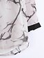 preiswerte Blusen und Hemden für Damen-Damen Druck Retro / Street Schick Ausgehen Bluse,Rundhalsausschnitt ¾-Arm Weiß Polyester Dünn