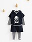 cheap Sets-Girls&#039; 3D Print Clothing Set Long Sleeve Spring Fall Cartoon Cotton Casual Daily