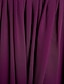 abordables Robes pour mère de la mariée-gaine / colonne robe de mère de la mariée portefeuille inclus col en v longueur au sol mousseline de soie sans manches avec ceinture / ruban croisé 2021