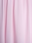 levne Šaty pro slavnostní příležitosti-Pouzdrové Illusion Neckline Na zem Šifón Šaty s Korálky podle TS Couture®