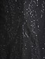 voordelige Moeder van de bruid jurk-Trompet / zeemeermin Met sieraad Strijksleep Kant Bruidsmoederjurken met Pailletten / Knopen / Kristaldetails door LAN TING BRIDE® / Glitter &amp; Sprankel