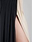 זול שמלות ערב-נדן / עמוד שמלה מינימליסטית מסיבת קוקטייל לחג באורך הרצפה ללא שרוולים שיפון סטרפלס עם קריס צלב 2023