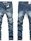 cheap Men&#039;s Pants-Men&#039;s Daily Jeans Pants - Solid Colored Cotton Blue 29 / 30 / 31
