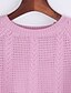 preiswerte Damen Pullover-Damen Street Schick Langarm Fledermaus Ärmel Pullover - Solide