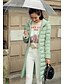 cheap Women&#039;s Puffer&amp;Parka-Women&#039;s Daily Modern Style Solid Colored Long Padded, Polyester Long Sleeve Winter Hooded Gray / Green / Pink L / XL / XXL