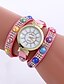 voordelige Armbandhorloges-Dames Modieus horloge Armbandhorloge Kwarts / PU Band Gestipt Vrijetijdsschoenen Zwart Wit Blauw Rood Roze Paars Kaki rozeRoos Rood Roze