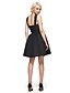 cheap Special Occasion Dresses-A-Line Fit &amp; Flare Cute Dress Holiday Homecoming Knee Length Sleeveless Halter Neck Taffeta with Draping 2024