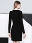 cheap Women&#039;s Dresses-Women&#039;s Going out Sheath Dress - Solid Colored Cut Out Spring Cotton White Black S M L / Sexy