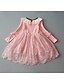 levne Šaty-Girls &#039; Dlouhý rukáv Jednobarevné 3D tištěná grafika Šaty Bavlna Šaty Podzim Běžné / Denní