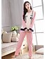 billige Pyjamas og loungewear-Kvinders Pyjamas Tyk Bomuld Dame Lys pink