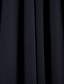 voordelige Avondjurken-schede / kolom minimalistische jurk vakantie cocktailparty vloerlengte mouwloos strapless chiffon met gekruiste 2023