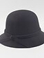 olcso Női kalapok-Női Tömör Ősz Tél Műszőrme Vintage Alkalmi Halász sapka Fedora kalap Baseball sapka