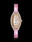 voordelige Trendy Horloge-Dames Dress horloge Modieus horloge Kwarts Waterbestendig Leer Band Amulet Informeel Elegant Zwart Wit Rood Roze