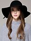 olcso Női kalapok-Női Egyszínű Gyapjú,Vintage-Halász sapka Fekete Teveszín Fukszia