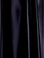 abordables Robes de Cocktail-Robe Soirée Cocktail Trapèze Robes de cocktail Le style mignon Mi-long Cou d&#039;illusion Sans Manches Dentelle Avec Dentelle 2022 / Petite Robe Noire
