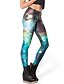 preiswerte Leggings-Damen Bedruckt Legging Druck Grün S M L