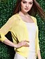 cheap Women&#039;s Sweaters-Women&#039;s Daily Casual Solid Colored Long Sleeve Regular Cardigan Sweater Jumper, V Neck Summer / Fall White / Yellow / Pink One-Size