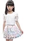 cheap Dresses-Girls&#039; Casual / Daily Print Short Sleeves Clothing Set / Cotton