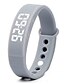 cheap Others-Women&#039;s Sport Watch Bracelet Watch Wrist Watch Silicone Black / Blue / Red Chronograph Stopwatch Digital Casual Bangle - Black Red Orange