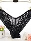 cheap Sexy Bodies-Women&#039;s Plus Size Panties Solid Colored Lace Black Purple / Low Waist / Super Sexy / Brief
