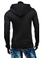 abordables Sweat-shirts Homme-Homme Couleur Pleine Quotidien Décontracté Actif Hoodie Jacket Normal, Manches Longues Coton Printemps