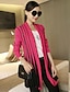 cheap Women&#039;s Sweaters-Women&#039;s Long Sleeve Cotton Cardigan - Color Block, Pleated / Fall