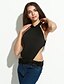 cheap Tank Tops &amp; Camis-Women&#039;s Polyester Spandex Tank Top - Solid, Backless Sequins Criss-Cross Strap