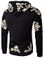 cheap Men&#039;s Hoodies &amp; Sweatshirts-Men&#039;s Plus Size Hoodie Jacket Print Simple / Active Long Sleeve Black Navy Blue Gray / Fall / Winter