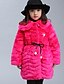 cheap Outerwear-Girls&#039; Casual / Daily Solid Colored Long Sleeve Cotton Down &amp; Cotton Padded