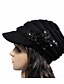 baratos Chapéus de mulher-Feminino Casual Roupa de Malha Outono Inverno Floppy