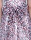 abordables Robes de bal de promo-Trapèze Robe Motif Fête scolaire Robe Bijoux Sans Manches Longueur Sol Tulle avec Ceinture / Ruban Noeud(s) 2020