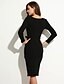 cheap Women&#039;s Dresses-Women&#039;s Black Gray Dress Street chic Spring Daily Sheath Solid Colored / Cotton