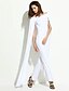 preiswerte Overalls &amp; Einteiler für Frauen-Damen Jumpsuits - Sexy Kurzarm Polyester Mikro-elastisch
