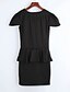 cheap Women&#039;s Dresses-Women&#039;s Cute Cotton Bodycon Dress - Solid Colored Ruffle