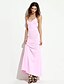 cheap Women&#039;s Dresses-Women&#039;s Party Sexy A Line Dress,Solid Patchwork Deep V Maxi Sleeveless Rayon Summer Mid Rise Micro-elastic Opaque
