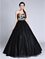 cheap Special Occasion Dresses-Ball Gown Sweetheart Neckline Floor Length Tulle Dress with Beading / Embroidery by TS Couture®