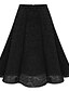 levne Dámské sukně-Dámské Větší velikosti Bavlna Houpačka Sukně Jednobarevné
