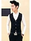 cheap Men&#039;s Trench Coat-Men&#039;s Party Simple Boho Vest-Solid Colored / Sleeveless