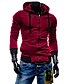 halpa Miesten hupparit ja collegepaidat-Men&#039;s Daily Sports Going out Casual Active Street chic Color Block Hooded Hoodie Jacket Regular,Long Sleeve Winter Spring Fall Cotton
