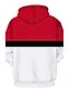 cheap Men&#039;s Tops-Men&#039;s Plus Size Hoodie Color Block Round Neck Active Long Sleeve Rainbow M L XL XXL XXXL / Fall / Winter