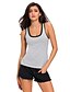 cheap Tank Tops &amp; Camis-Women&#039;s Polyester Spandex Tank Top - Solid, Backless U Neck