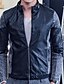 cheap Men&#039;s Jackets &amp; Coats-Men&#039;s Punk &amp; Gothic Slim Jacket-Color Block,Patchwork Stand