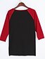 cheap Women&#039;s T-shirts-Women&#039;s Street chic T-shirt - Patchwork Peplum