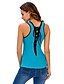 cheap Tank Tops &amp; Camis-Women&#039;s Polyester Spandex Tank Top - Solid, Backless U Neck