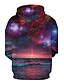 cheap Men&#039;s Hoodies &amp; Sweatshirts-Men&#039;s Hoodie 3D Print Round Neck Active Long Sleeve Rainbow M L XL XXL XXXL / Fall / Winter