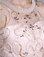 Недорогие Платья для матери невесты-Футляр Сердцевидный вырез В пол Шифон Платье для матери невесты с Кристаллы от LAN TING BRIDE®